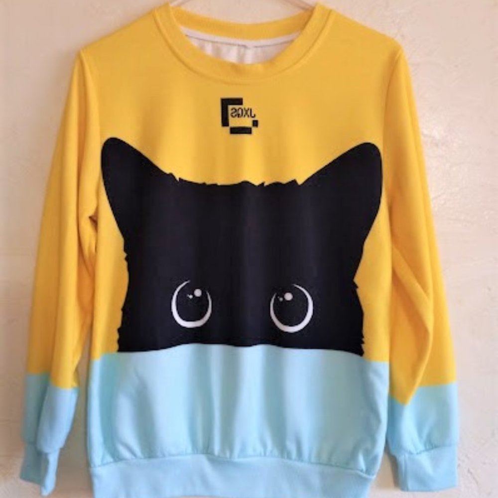 Super cute cat sweatshirt